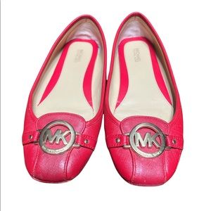 Michael Kors Fulton Flats, 8.5, Red